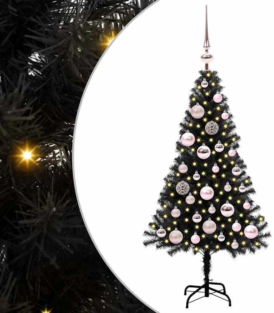 Kalėdų eglutė Juoda 120 cm PVC