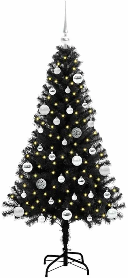 Kalėdų eglutė Juoda 150 cm PVC