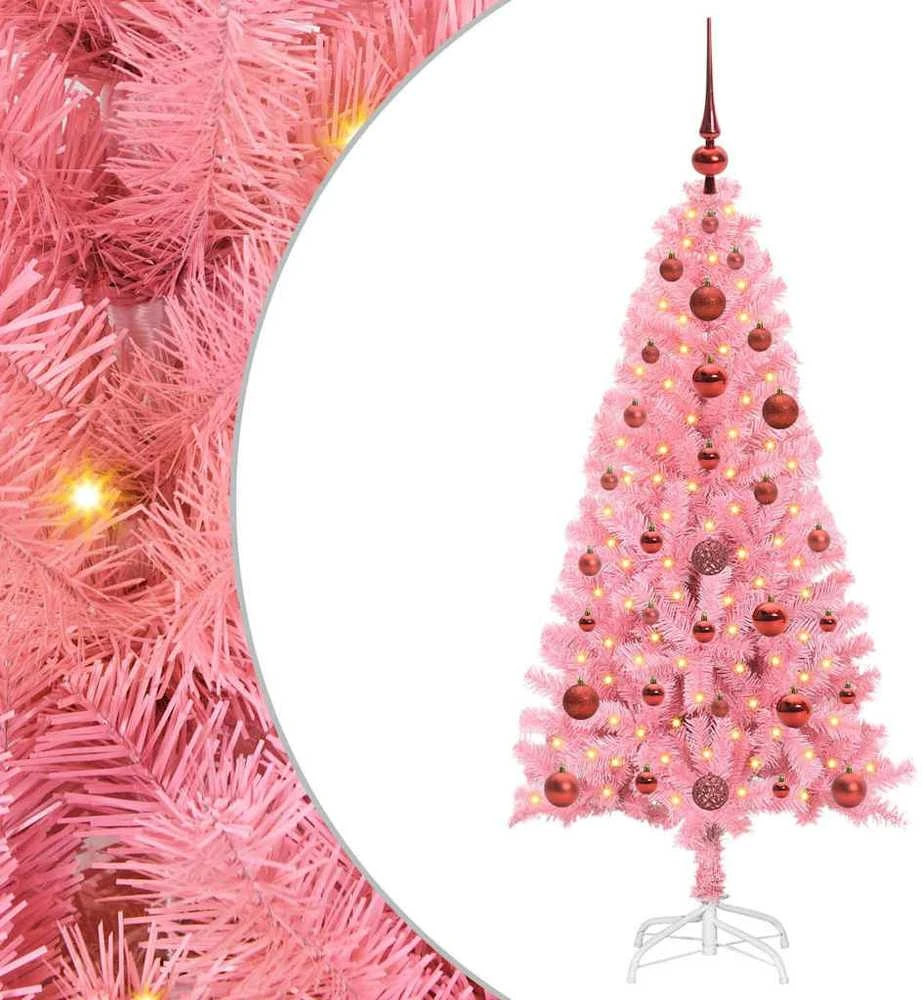 Kalėdų eglutė Rožinė 120 cm PVC