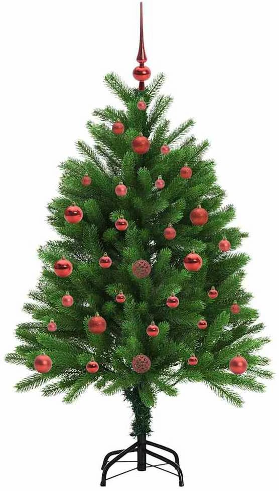 Kalėdų eglutė su 150 LED s stovu Žalia 120 cm PE