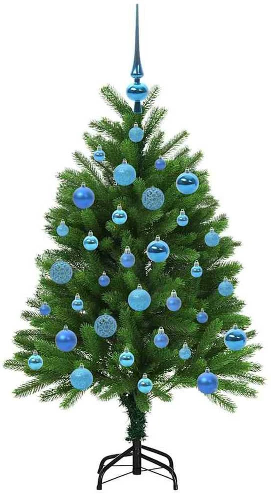 Kalėdų eglutė su 150 LED s stovu Žalia 120 cm PE
