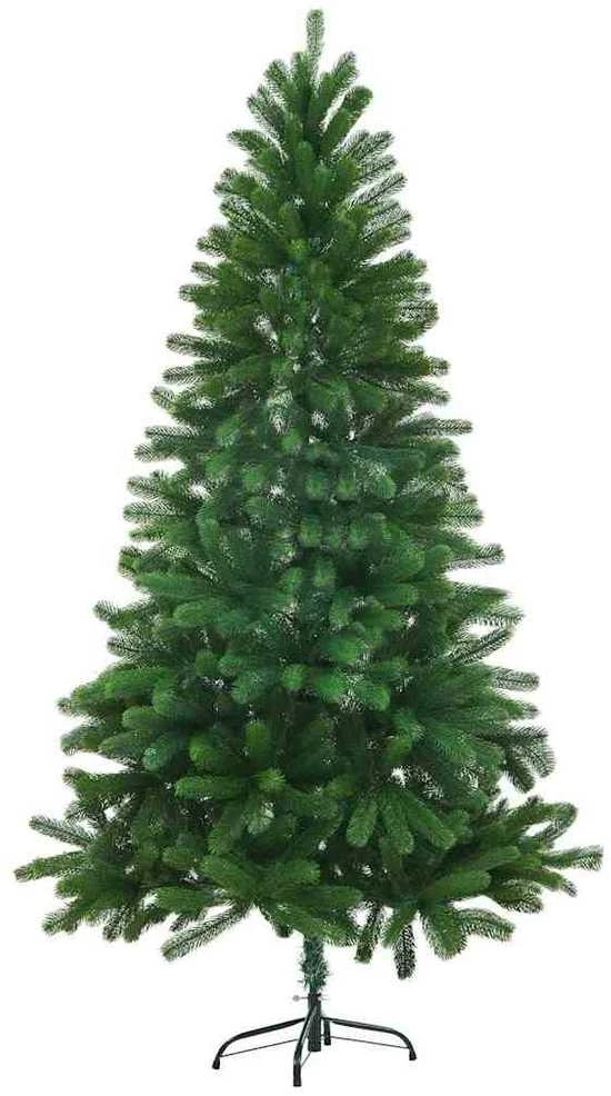 Kalėdų eglutė su 150 LED s stovu Žalia 150 cm PE