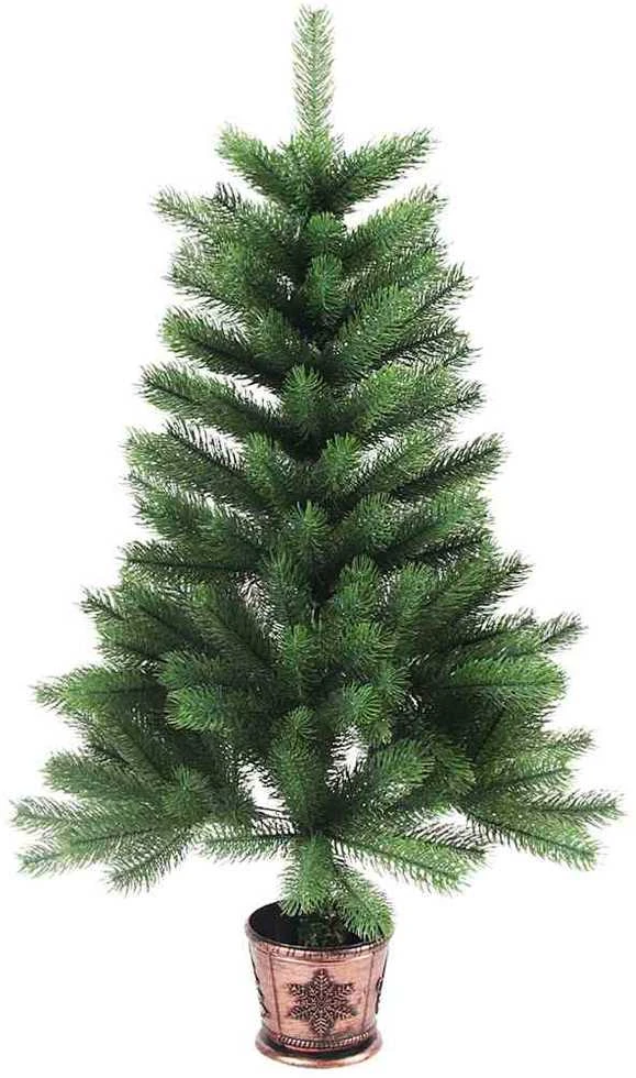 Kalėdų eglutė su 150 LED s stovu Žalia 90 cm PE