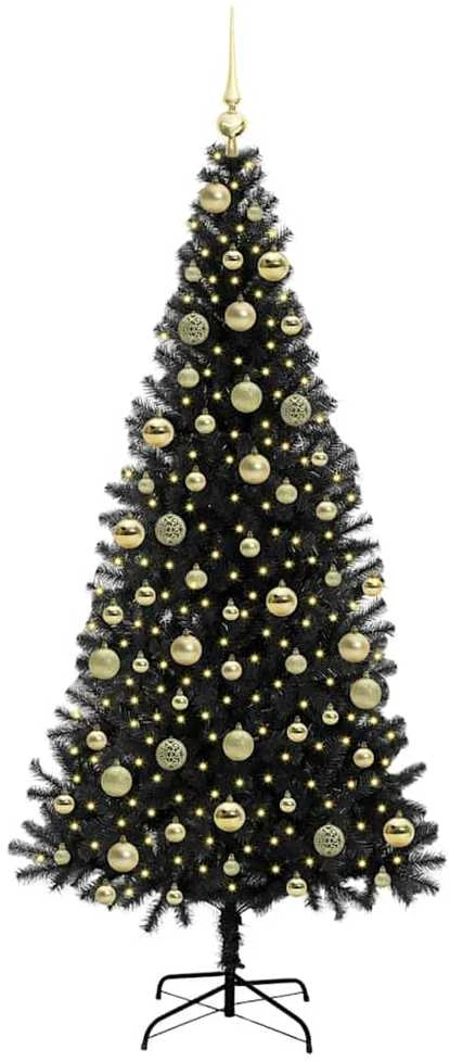 Kalėdų eglutė Juoda 210 cm PVC