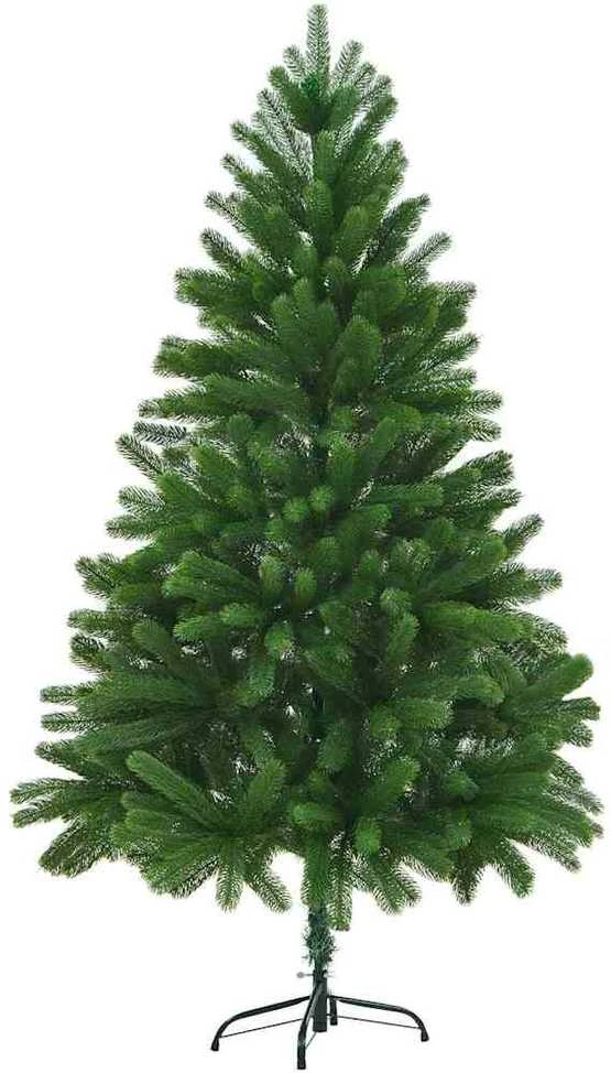 Kalėdų eglutė su 300 LED s stovu Žalia 180 cm PE