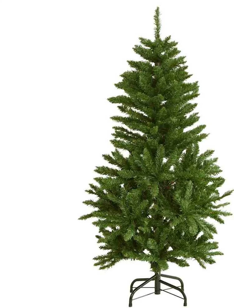 Kalėdų eglutė su šarnyrinėmis šakomis/LED/žaisliukais, 150cm