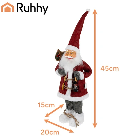 Kalėdų Senelio figūrėlė 45 cm Ruhhy 22352