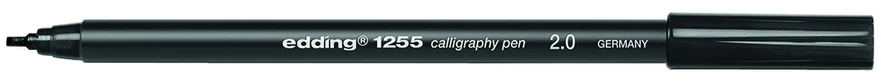 Kaligrafinis žymeklis Edding 1255, 2,0mm juodos spalvos