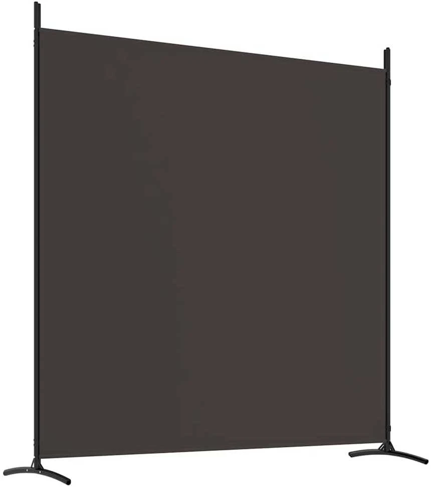Kambario pertvara, 4 dalių, rudos spalvos, 698x180cm, audinys