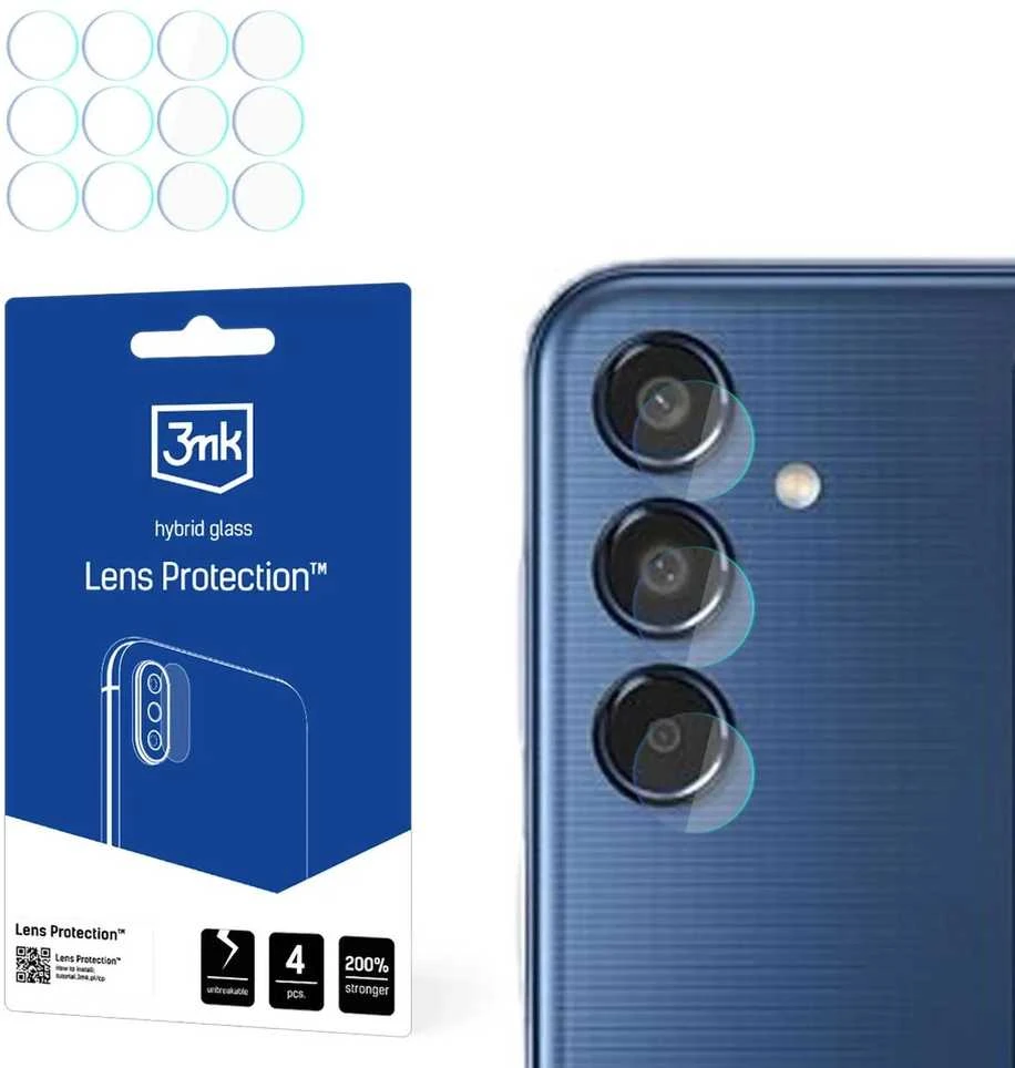 Nezatříděno 3MK objektyvo apsauga „Samsung Galaxy M35“ fotoaparato objektyvo apsaugai, 4 vnt.