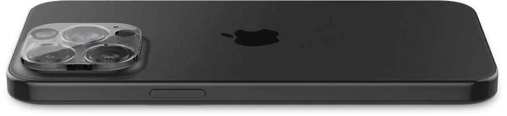 Kameros apsauga Apple iPhone 14 Pro / 14 Pro Max / 15 Pro / 15 Pro Max Spigen Optik. TR ”EZ FIT” Camera Protector 2-pack Clear