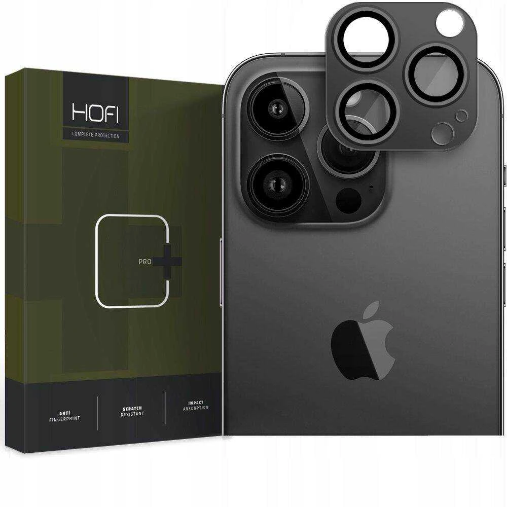 Kameros apsauga Apple iPhone 14 Pro / 14 Pro Max Hofi FullCam Pro+ juodos spalvos