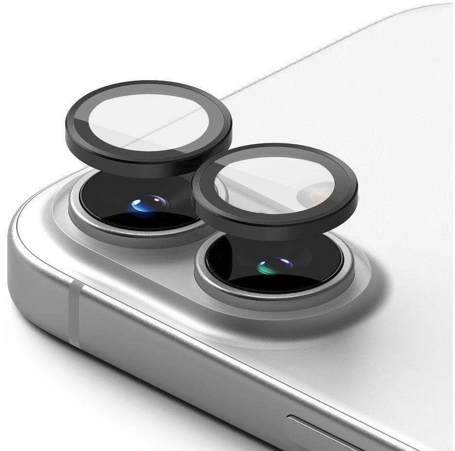 Kameros apsauga Apple iPhone 16 / Apple iPhone 16 Plus Ringke Camera Frame Protector 2-pack juodas