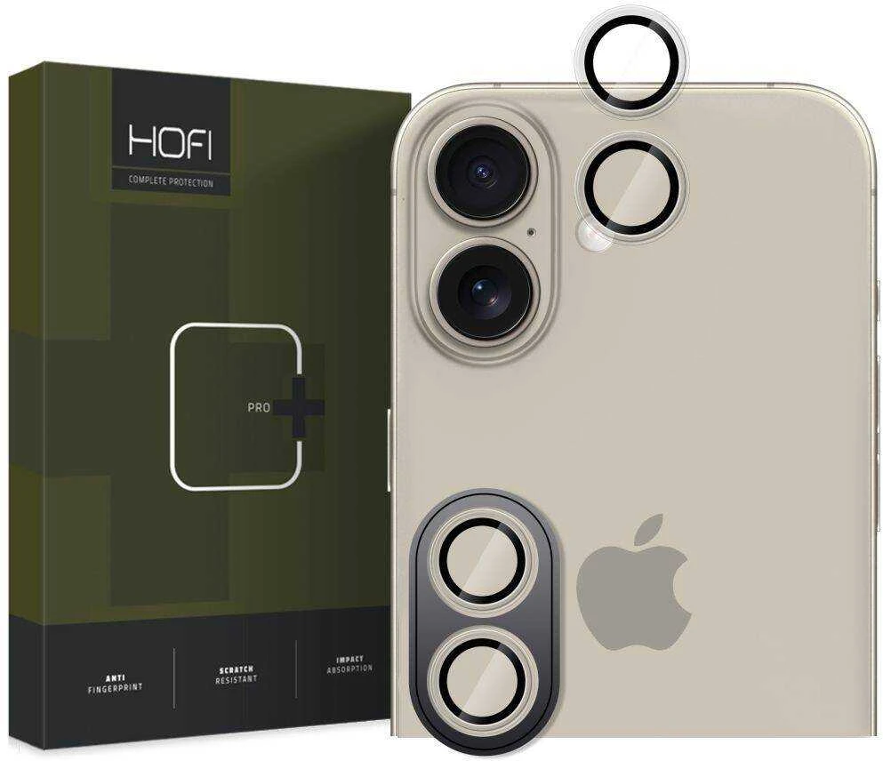 Kameros apsauga Apple iPhone 16 / Apple iPhone 16 Plus HOFI CamRing Pro+ Clear