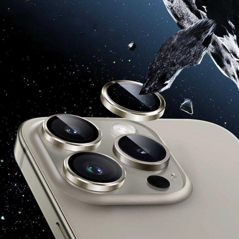 Kameros apsauga Apple iPhone 16 / Apple iPhone 16 Plus HOFI CamRing Pro+ juodas