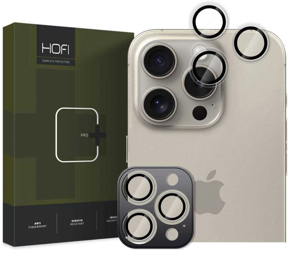 Kameros apsauga Apple iPhone 16 Pro / 16 Pro Max HOFI CamRing Pro+ Clear
