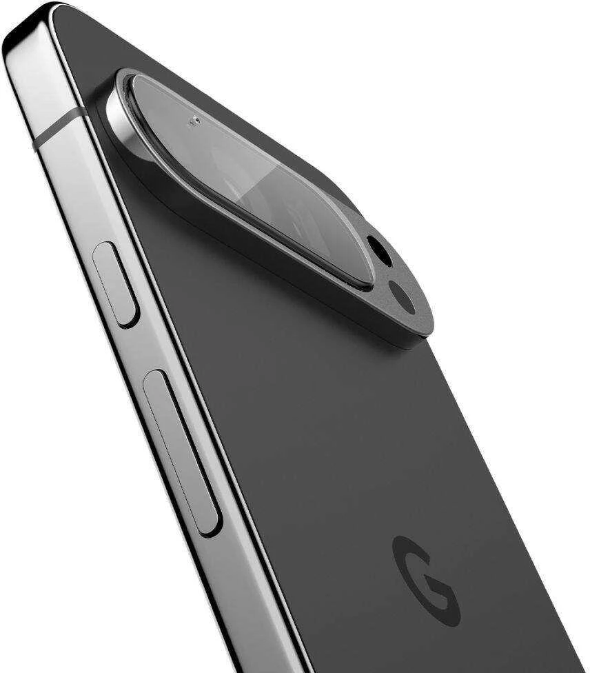 Kameros apsauga Google Pixel 9 Pro Spigen Optik. TR ”EZ FIT” kameros apsauga 2-pack Crystal Clear