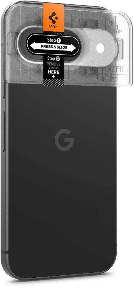 „Spigen Glass tR EZ Fit Optik“ 2 vnt., krištolo skaidrumo – „Google Pixel 9“