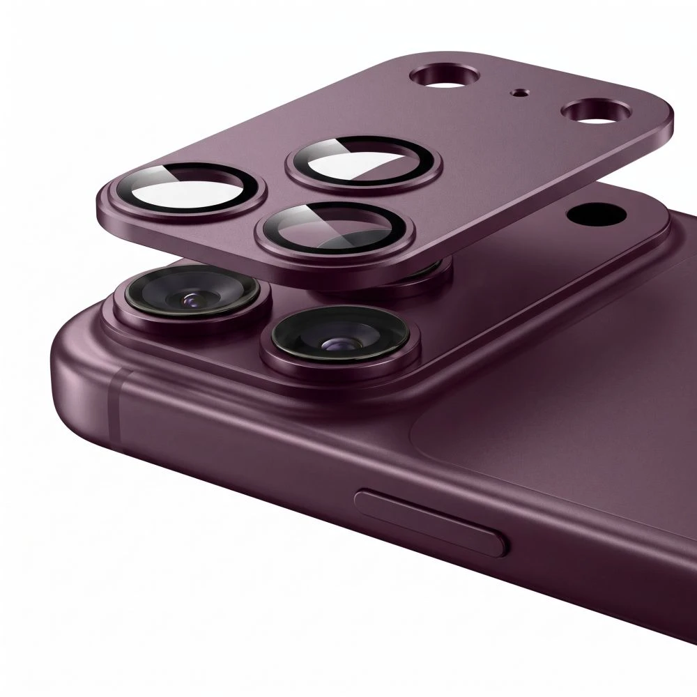 KAMEROS APSAUGA Tech-Protect CAMFULL FIT+ iPhone 18 PRO BURGUNDY