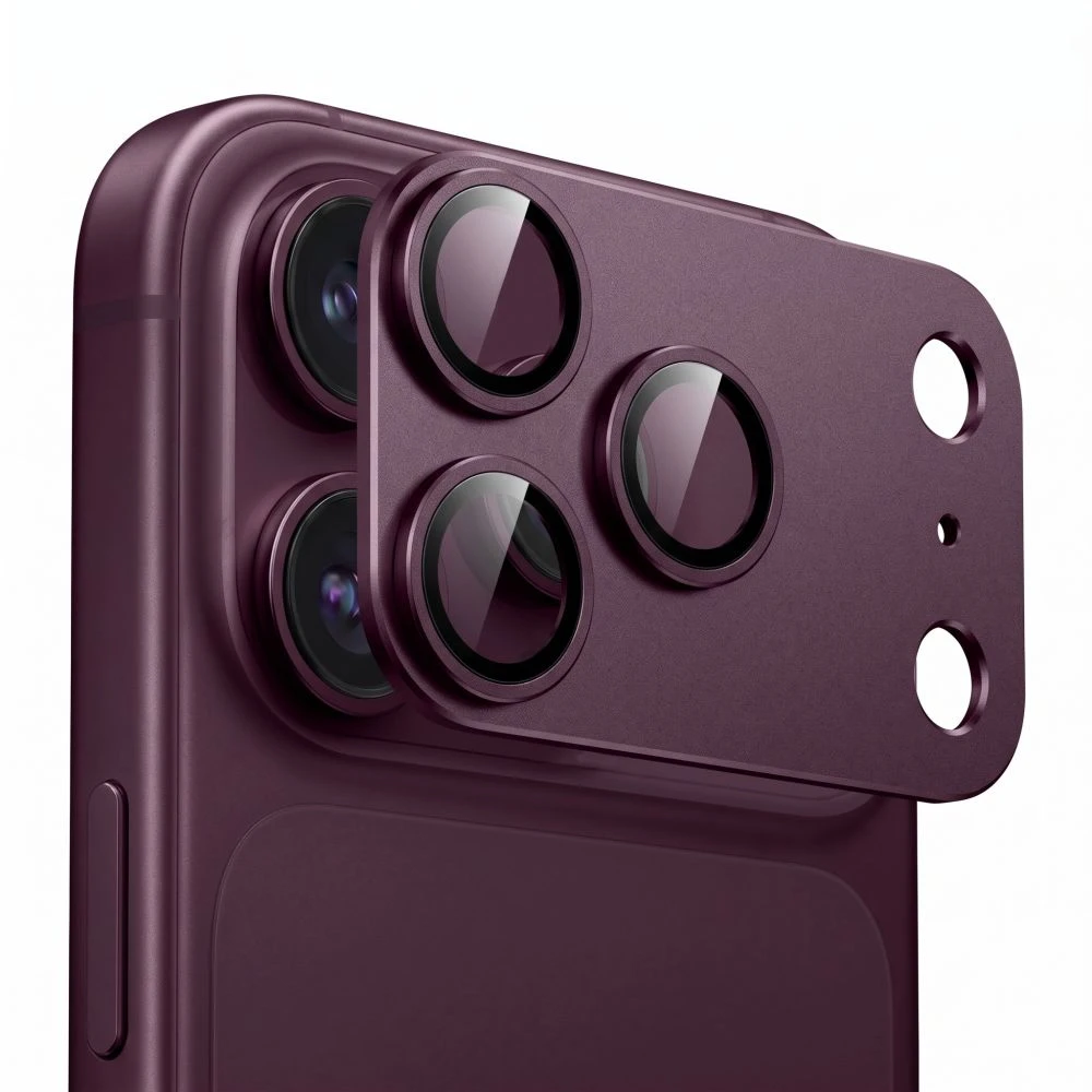 KAMEROS APSAUGA Tech-Protect CAMFULL FIT+ iPhone 18 PRO BURGUNDY
