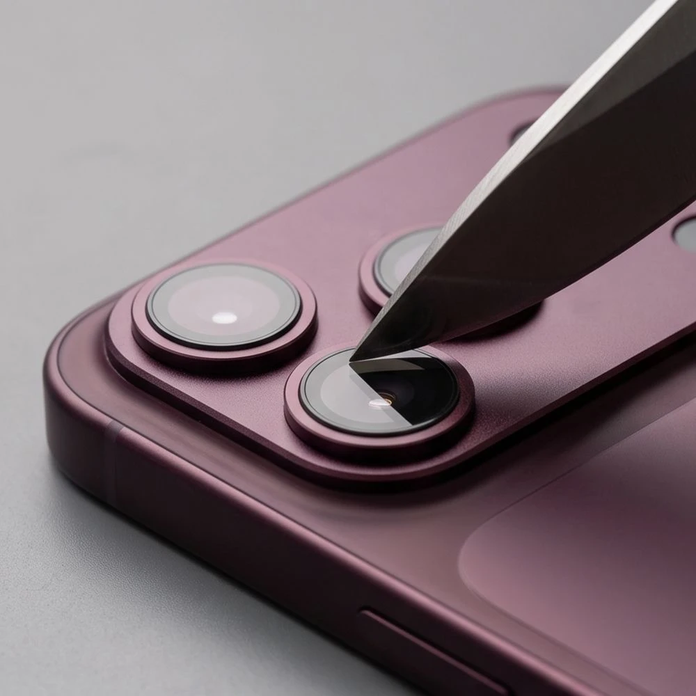 KAMEROS APSAUGA Tech-Protect CAMFULL FIT+ iPhone 18 PRO BURGUNDY