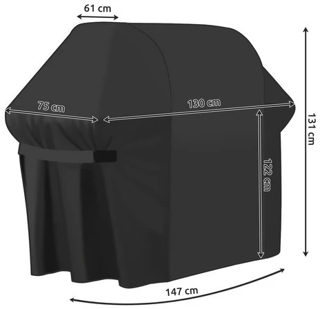 Kaminer Sodo kepsnines dangtis 147x61x122cm.