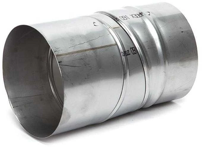 Kaminų alkūnė WADEX 115, D160 mm 45°