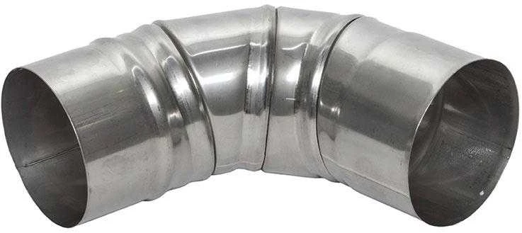 Kaminų alkūnė WADEX 116, D120 mm 90°