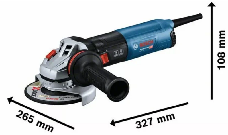 Kampinis šlifuoklis Bosch GWS 14-125, 1400 W, 11.500 min.-1