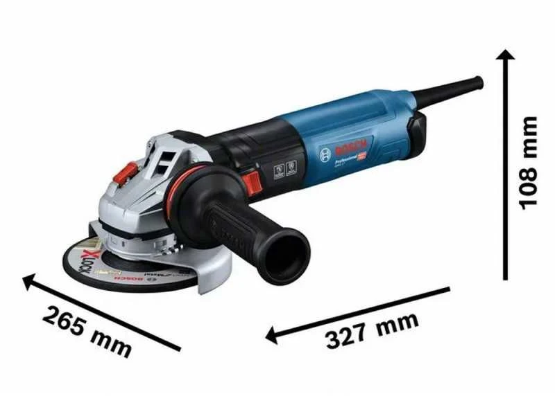 Kampinis šlifuoklis BOSCH GWS 17-125 S INOX 1700W