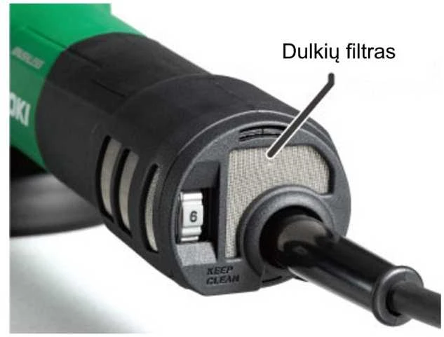 Kampinis šlifuoklis HiKOKI G13VE2