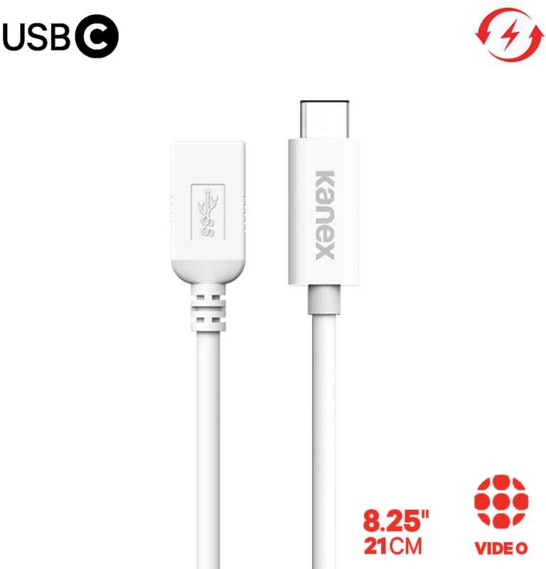 „Kanex“ USB-C į USB adapteris, 21 cm, baltas