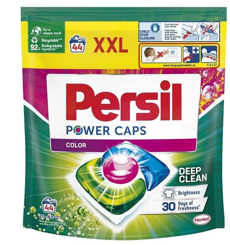 KAPSULĖS SK PERSIL POWER CAP COLOR 44VNT