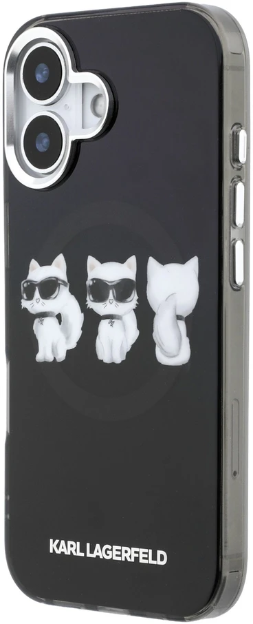 Karl Lagerfeld IML Choupette Trio Watercolor MagSafe dėklas skirtas Apple iPhone 17