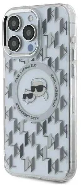 Dėklas Karl Lagerfeld KLHMP16LHMCKMHT Apple iPhone 16 Pro 6.3" skaidrus IML Monogram Karl&Choupet