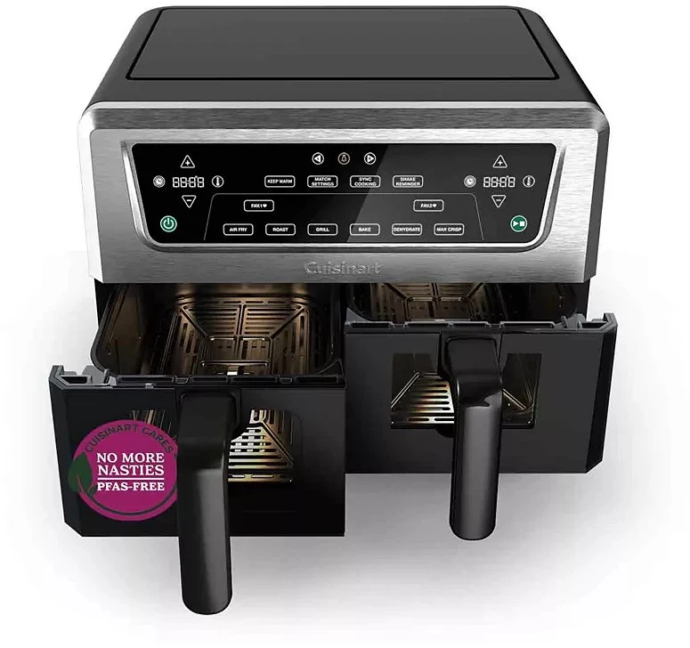 Karšto oro gruzdintuvė Cuisinart AIR-TWIN 10.4L AFD10XSSE