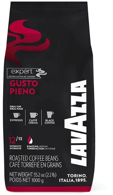 Kavos pupelės LAVAZZA Gusto Pieno, 1kg