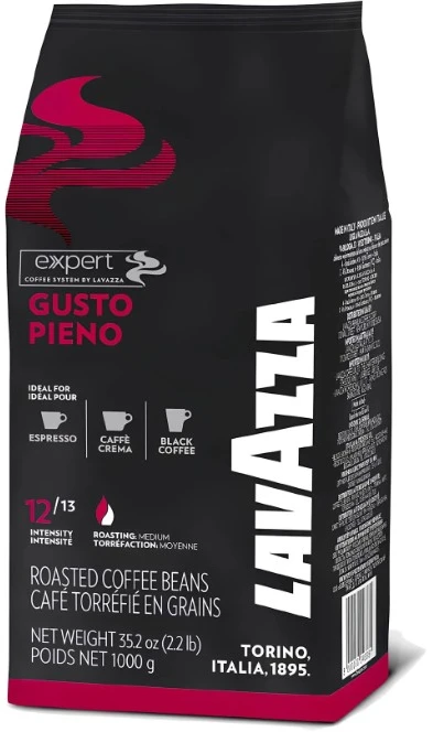 Kavos pupelės LAVAZZA Gusto Pieno, 1kg