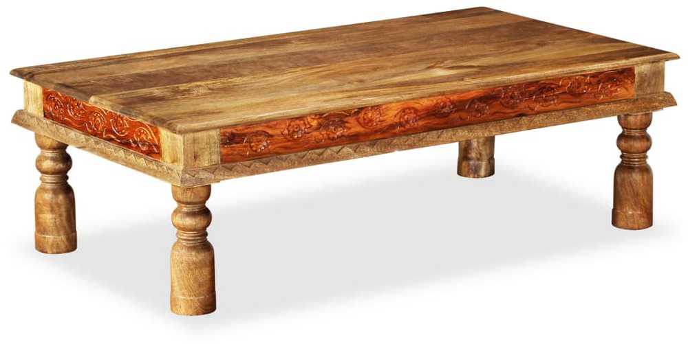 Kavos staliukas, mango ir rausv. dalberg. mediena, 110x60x38cm