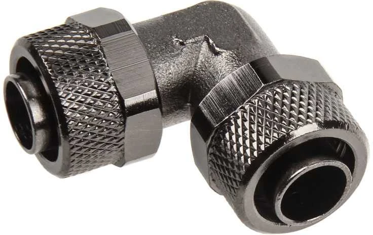 Kein Hersteller Adapteris 90 degrees 13/10mm to 13/10mm – nickel juodas
