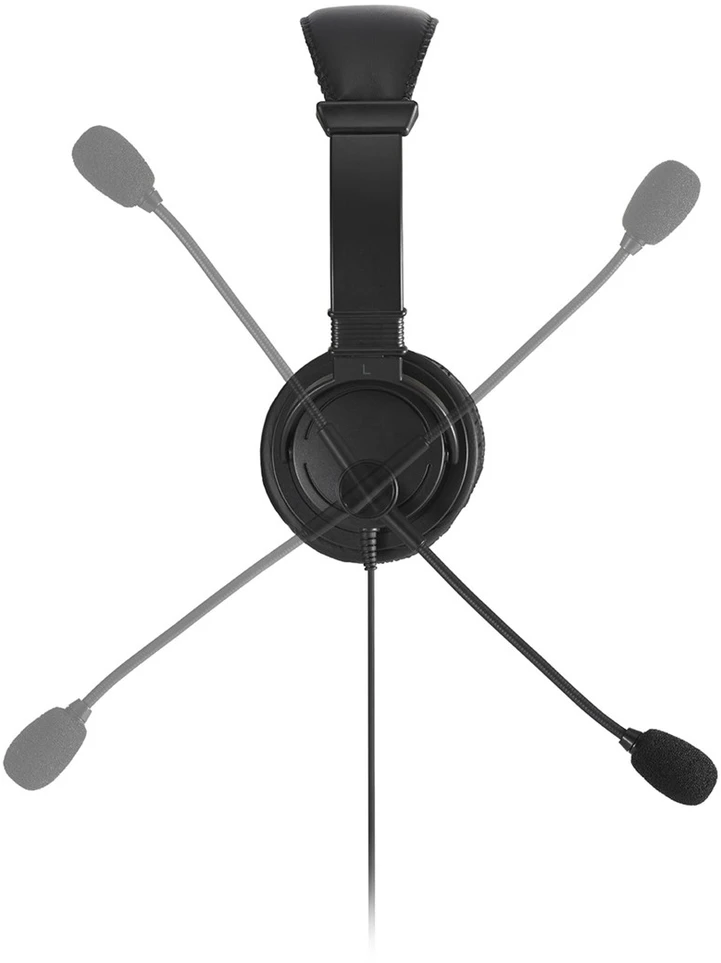 Kensington Classic Laidinės ausinės USB-C, Juoda