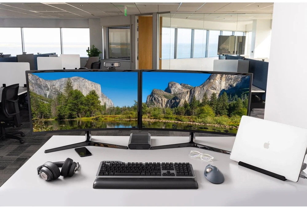 Kensington ProFit Ergo TB550 Trackball Belaidė pelė, RF belaidė + Bluetooth, 1600 DPI, Juodas/Pilkas