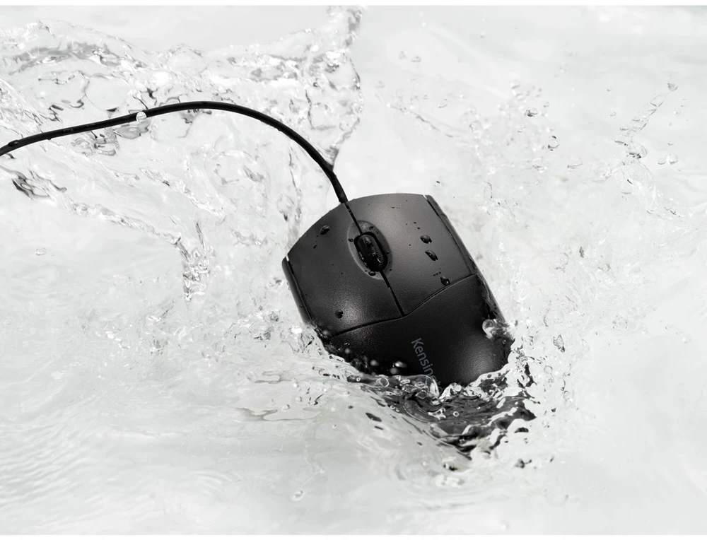 Kensington Pro Fit Washable Laidinė pelė USB-A 1600 DPI, Juoda