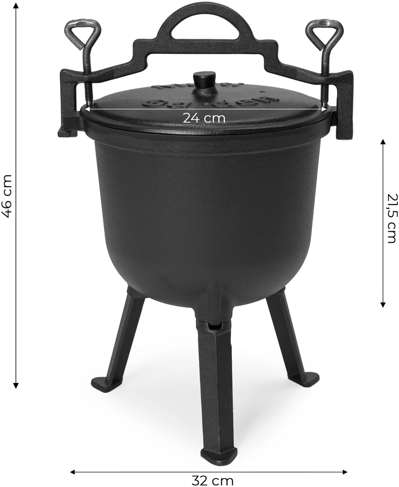 MultiGarden Patvarus ketaus puodas 8 litrų