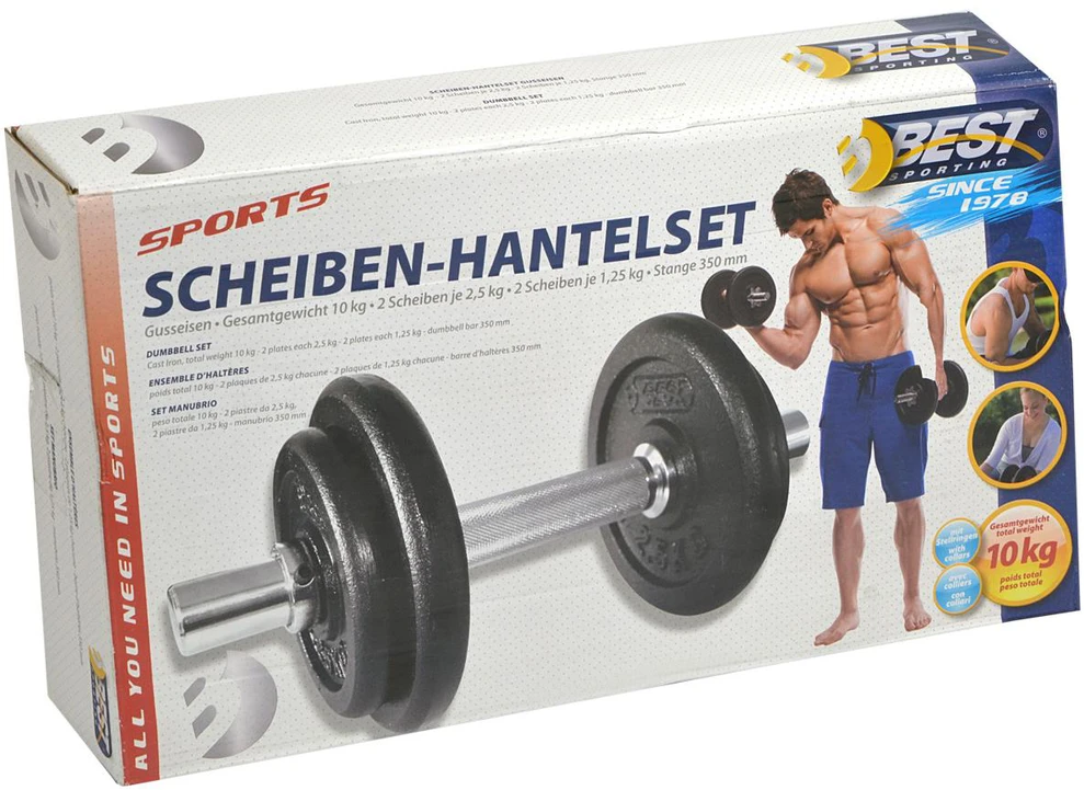 Best Sporting Ketaus hantelis 10 kg, 30 mm