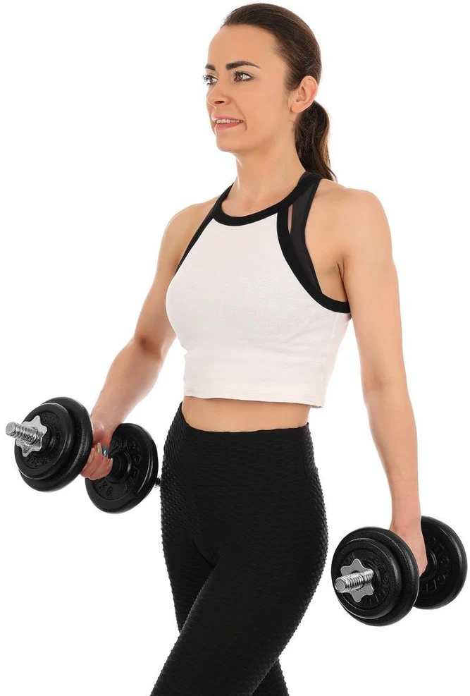 Enero Keičiamo svorio hanteliai EB Fit, 15 kg (2x7.5kg)