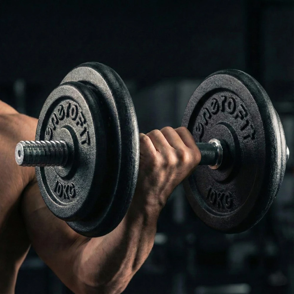 Ketaus svoris juodas 10 kg Enero Fit