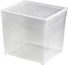 Daiktadėžė CURVER, 33 l, skaidri, 39,5×34×34,3 cm