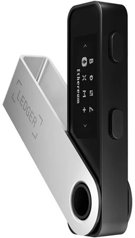 Aparatinė piniginė kriptovaliutoms Ledger Nano S Plus Matte Juodas