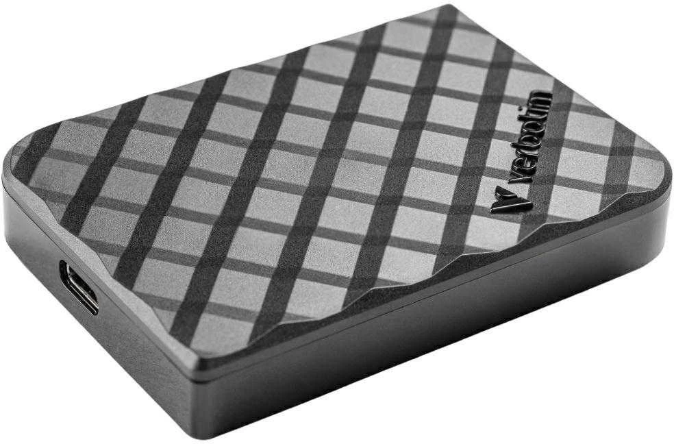 Kietasis diskas External drive Verbatim Mini Diamond SSD 1TB USB-C 3.2 Gen juodas 32025